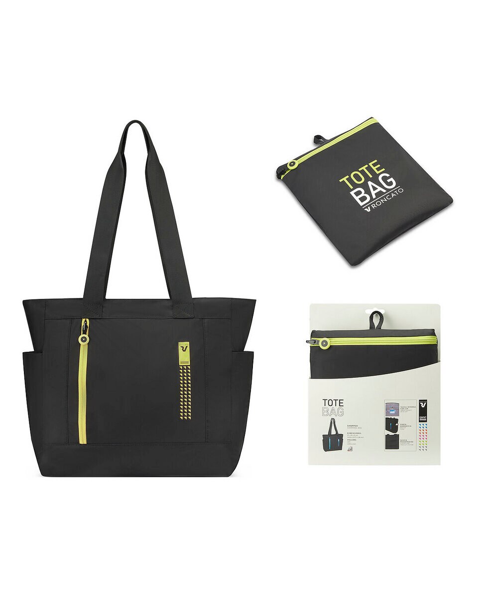Bolso de mujer COMPACT - Roncato - Verde flúor Verde flúor-5