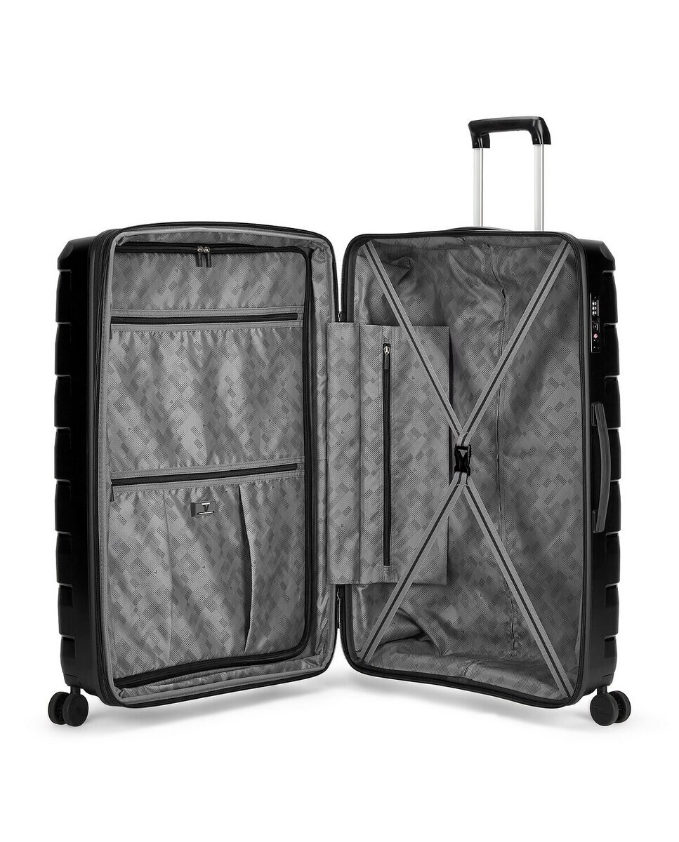 Imagen 4 de Maleta grande expandible SKYLINE 2.0 rígida con capacidad 110/130l - Roncato - Negro Negro
