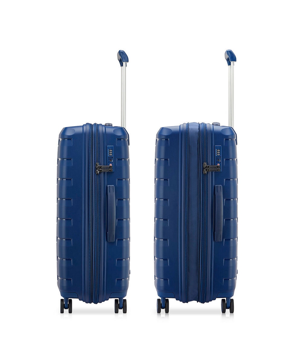 Imagen 6 de Maleta mediana expandible skyline 2.0 rígida con capacidad 78/93l - Roncato - Azul oscuro Azul oscuro