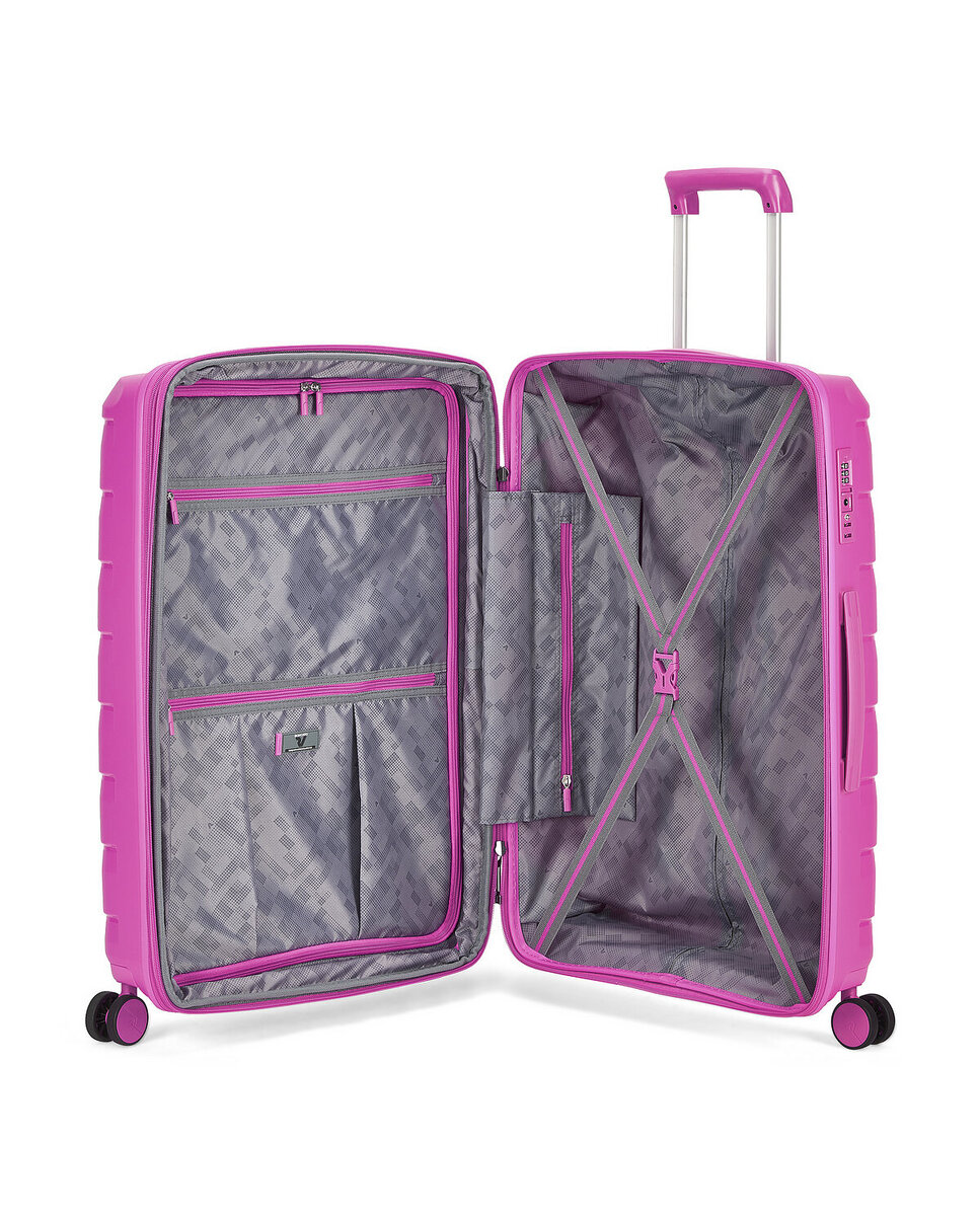 Imagen 4 de Maleta mediana expandible skyline 2.0 rígida con capacidad 78/93l - Roncato - Fucsia Fucsia
