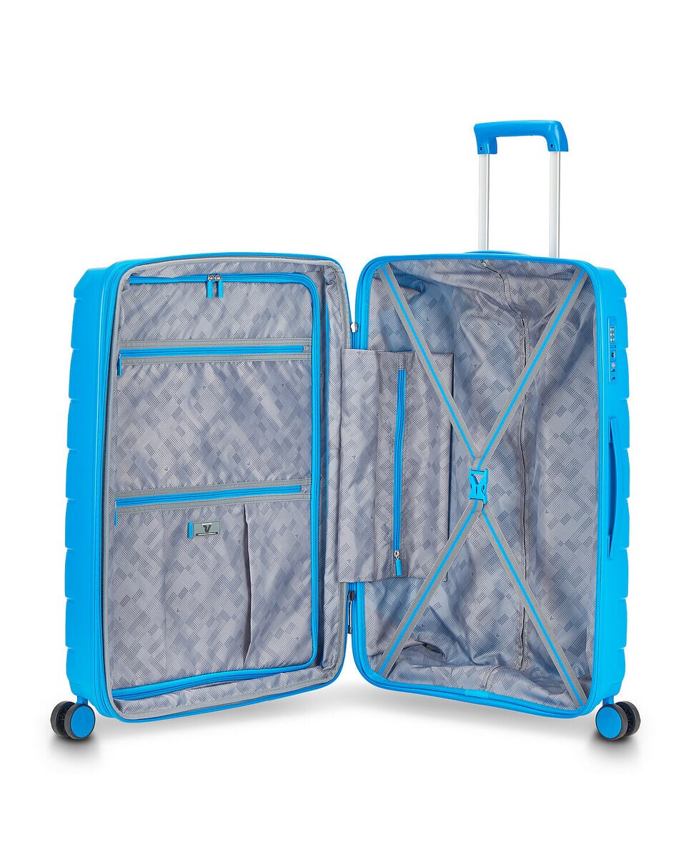 Imagen 4 de Maleta mediana expandible skyline 2.0 rígida con capacidad 78/93l - Roncato - Azul celeste Azul celeste