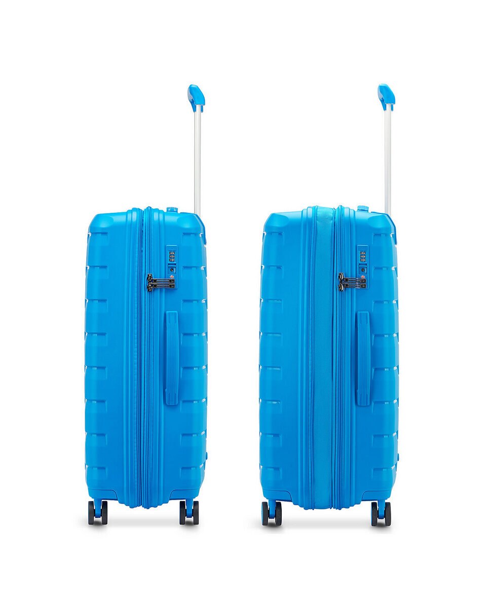 Imagen 6 de Maleta mediana expandible skyline 2.0 rígida con capacidad 78/93l - Roncato - Azul celeste Azul celeste