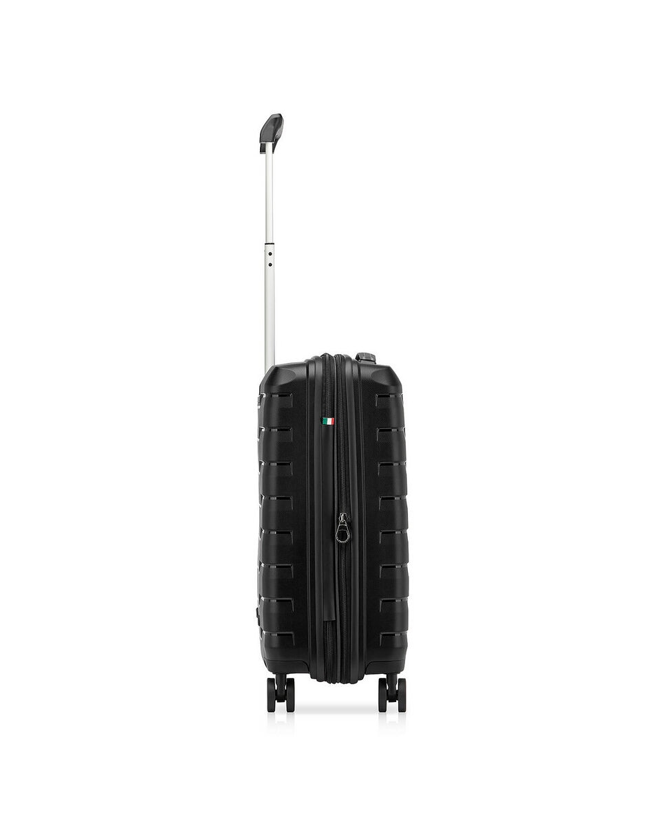 Maleta de cabina expandible skyline 2.0 rígida con capacidad 40/50l dimensiones 55x40x20/25cm - Roncato - Negro Negro-3