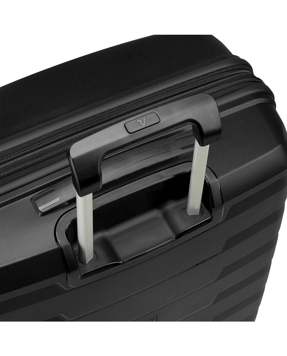 Maleta de cabina expandible skyline 2.0 rígida con capacidad 40/50l dimensiones 55x40x20/25cm - Roncato - Negro Negro-9