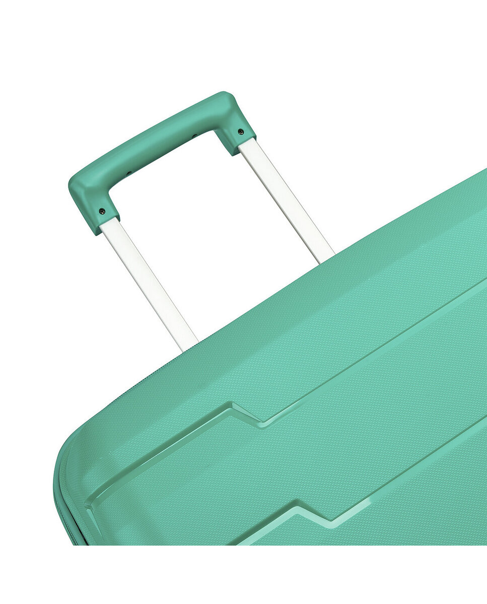 Imagen 7 de Maleta de cabina expandible skyline 2.0 rígida con capacidad 40/50l dimensiones 55x40x20/25cm - Roncato - Verde menta Verde menta