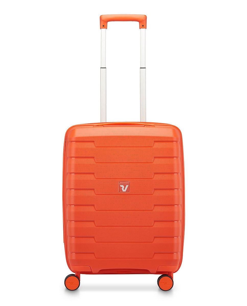 Maleta de cabina expandible skyline 2.0 rígida con capacidad 40/50l dimensiones 55x40x20/25cm - Roncato - Naranja Naranja-2