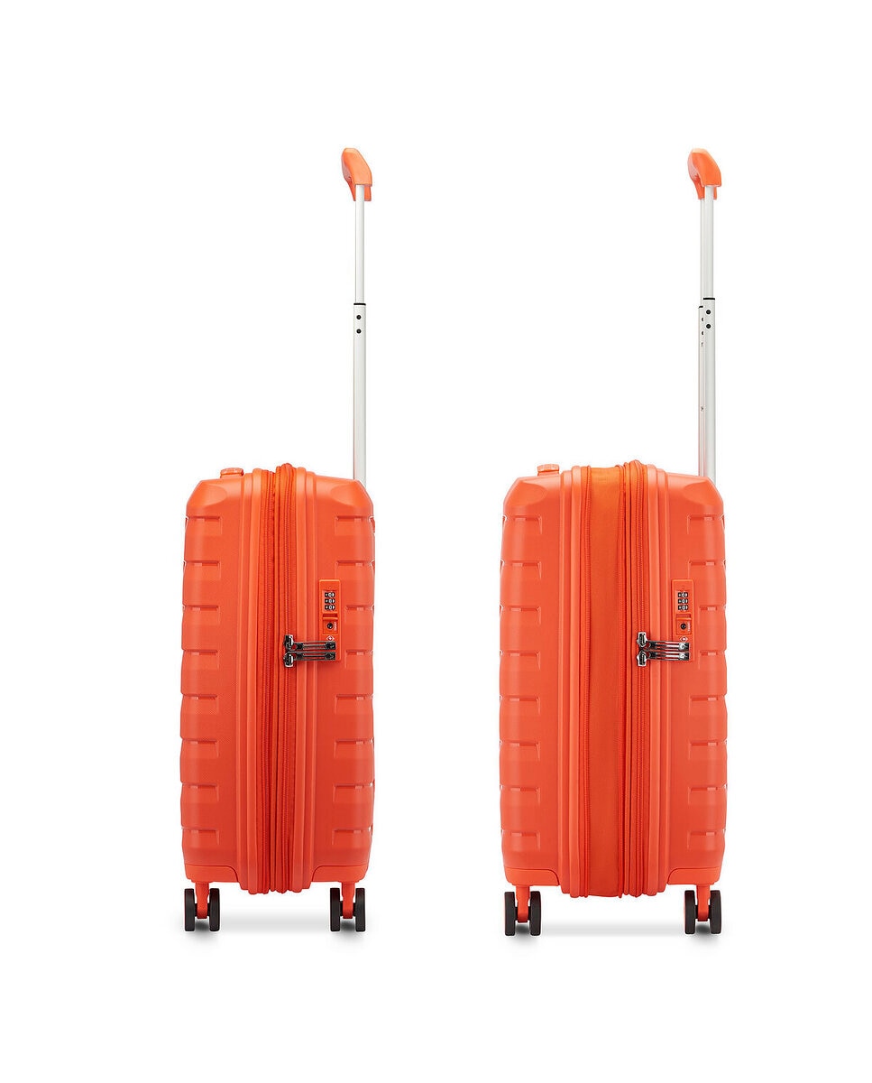 Maleta de cabina expandible skyline 2.0 rígida con capacidad 40/50l dimensiones 55x40x20/25cm - Roncato - Naranja Naranja-6