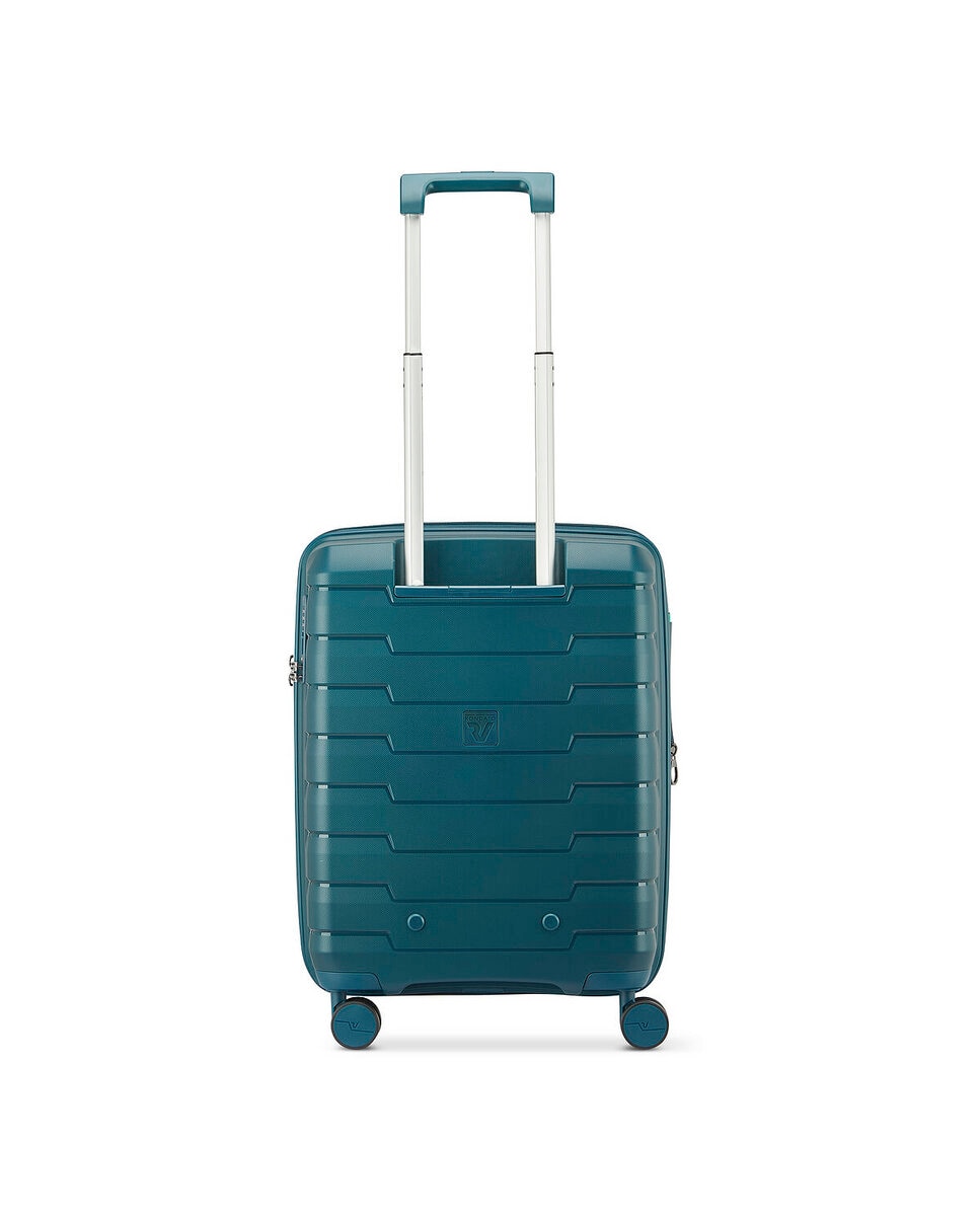 Imagen 5 de Maleta de cabina expandible skyline 2.0 rígida con capacidad 40/50l dimensiones 55x40x20/25cm - Roncato - Verde oscuro Verde oscuro