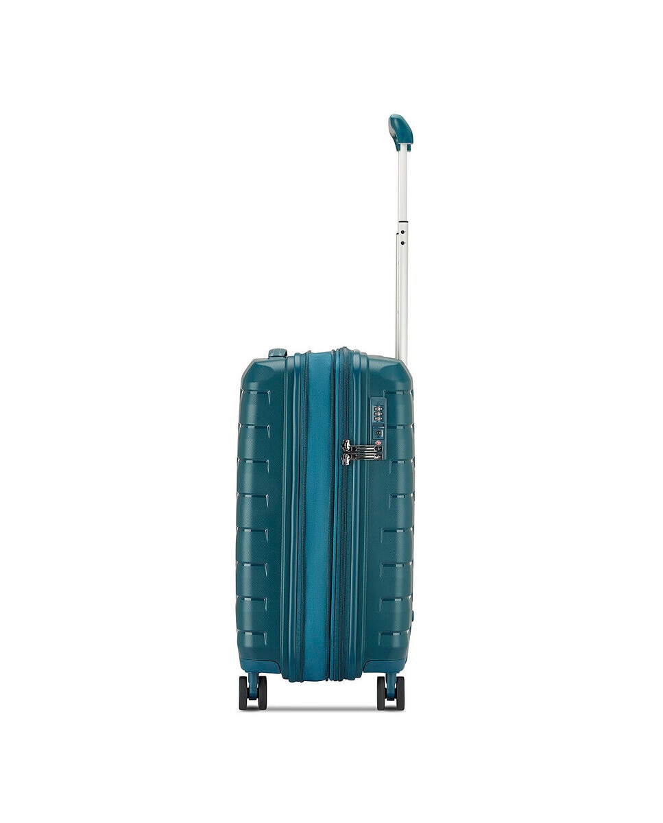 Imagen 7 de Maleta de cabina expandible skyline 2.0 rígida con capacidad 40/50l dimensiones 55x40x20/25cm - Roncato - Verde oscuro Verde oscuro