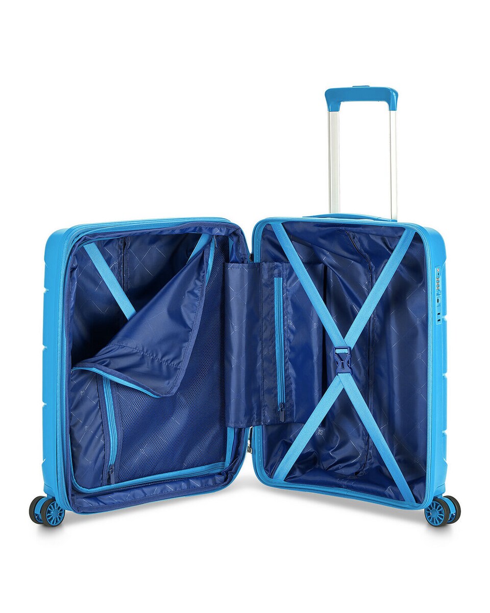 Juego de maletas (mediana y cabina) Starlight 30 rígidas expandible con capacidad hasta 74 L Azul-4