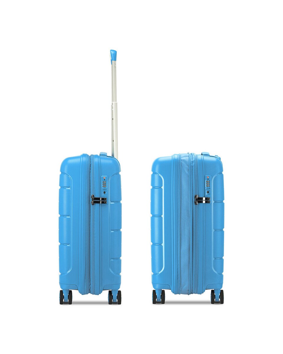 Juego de maletas (mediana y cabina) Starlight 30 rígidas expandible con capacidad hasta 74 L Azul-6