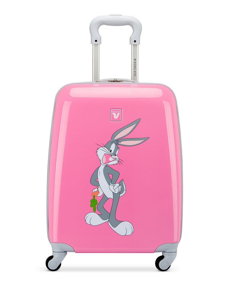 Maleta de cabina looney tunes con capacidad 36l dimensiones 50x36x22cm - Roncato - Gris / Blanco Gris / Blanco-2