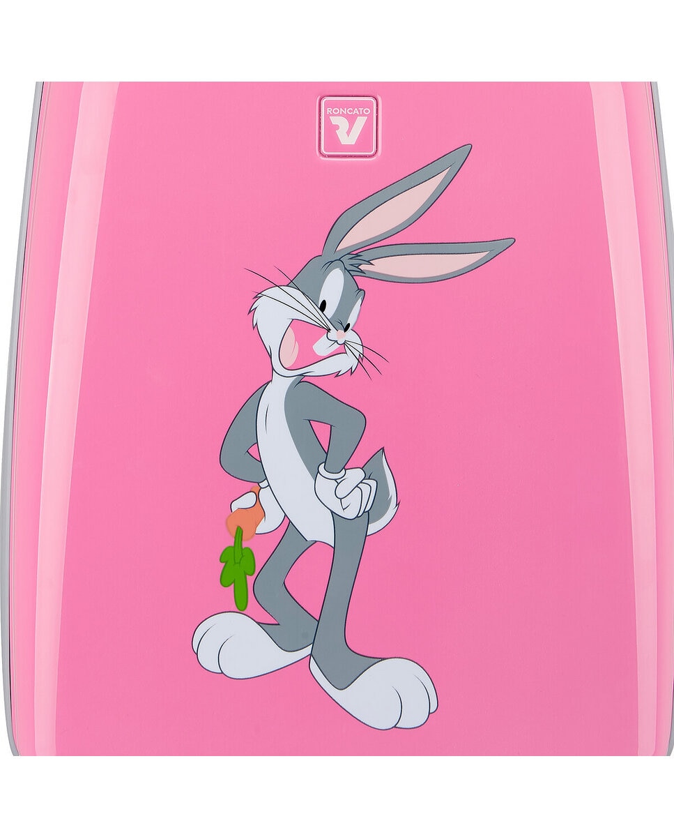 Maleta de cabina looney tunes con capacidad 36l dimensiones 50x36x22cm - Roncato - Gris / Blanco Gris / Blanco-6