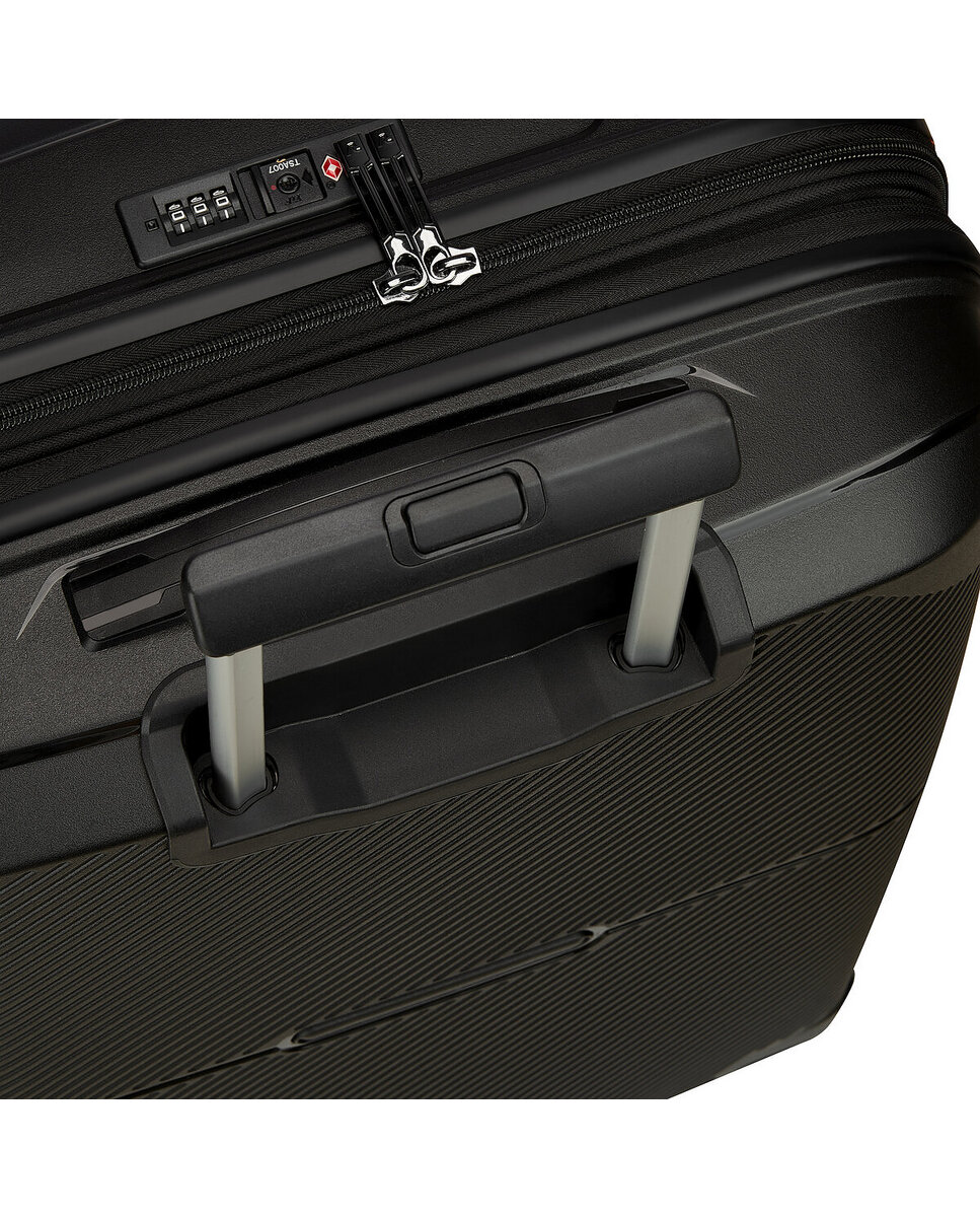 Imagen 9 de Maleta de cabina expandible storm rígida con capacidad 40/46l dimensiones 55x40x20/23cm - Roncato - Negro Negro