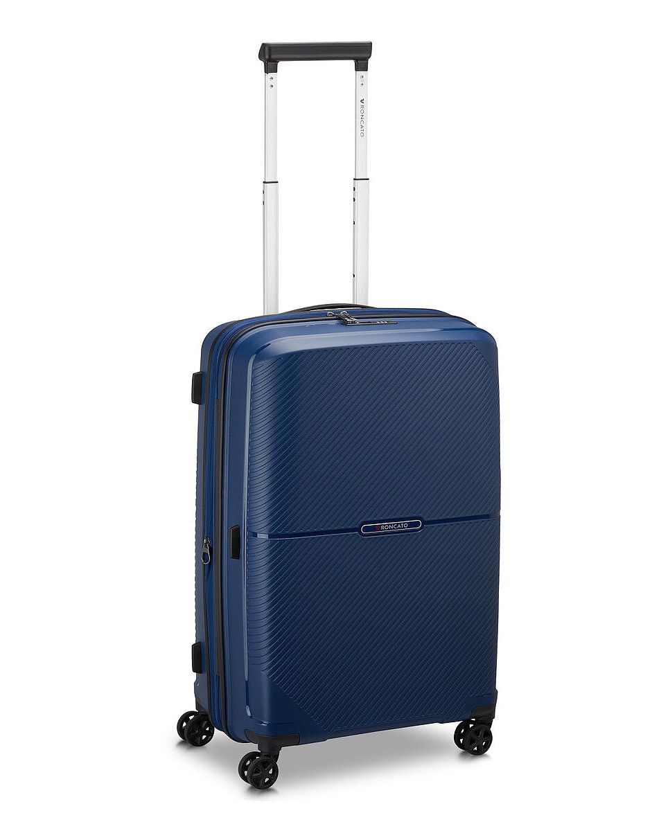 Imagen 1 de Maleta de cabina expandible storm rígida con capacidad 40/46l dimensiones 55x40x20/23cm - Roncato - Azul oscuro Azul oscuro