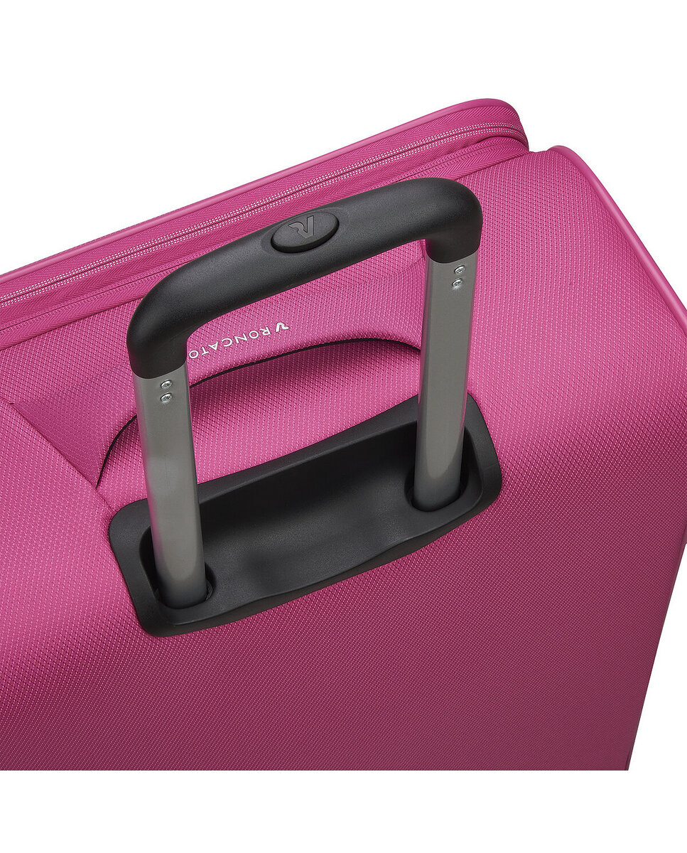Maleta de Cabina Expandible JAZZ 4,0 blanda con capacidad 40/47L dimensiones 55x40x20/23cm - Roncato - Rosa Rosa-8
