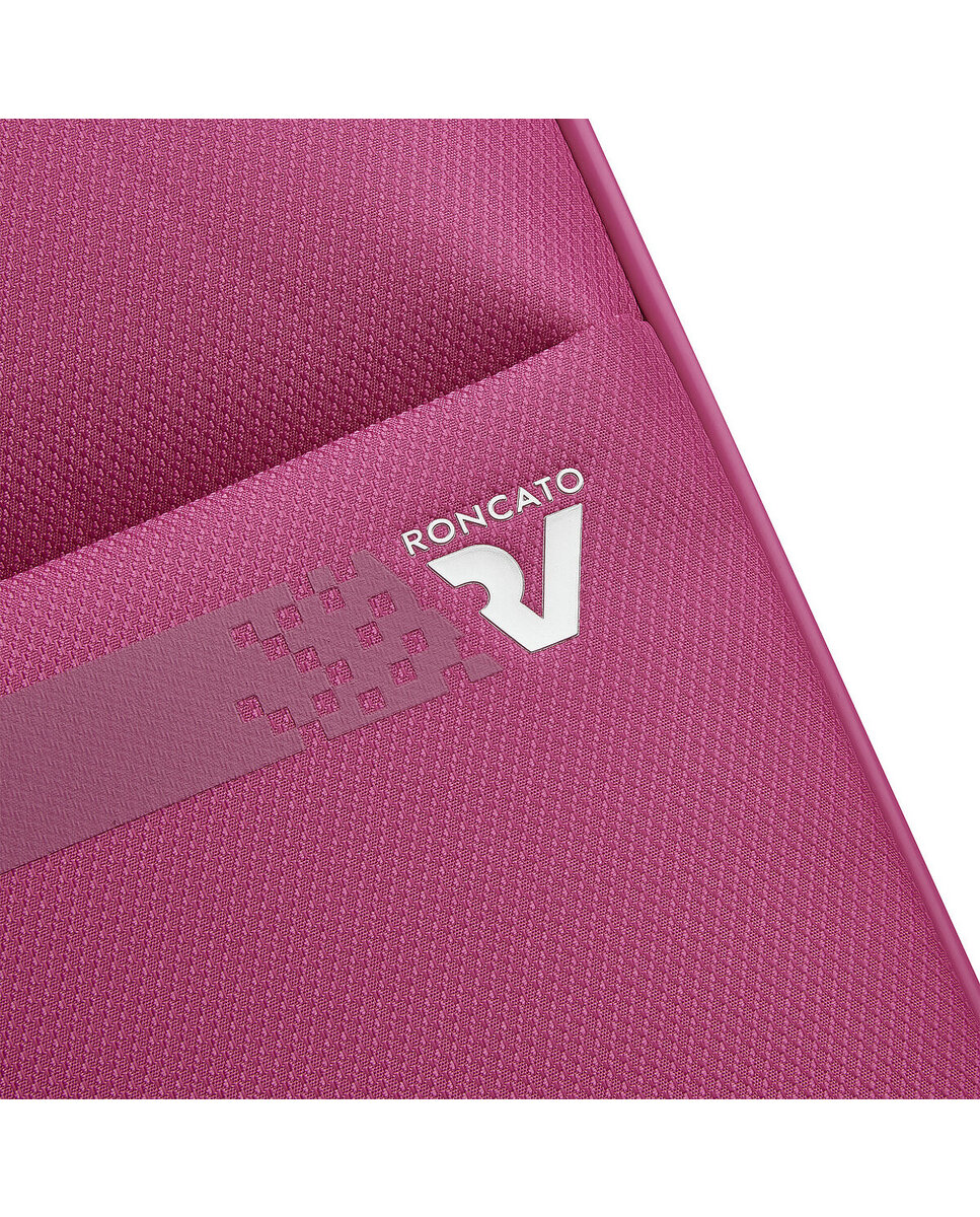 Maleta de Cabina Expandible JAZZ 4,0 blanda con capacidad 40/47L dimensiones 55x40x20/23cm - Roncato - Rosa Rosa-10