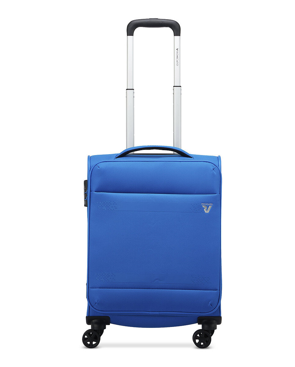 Maleta de cabina expandible jazz 4.0 blanda con capacidad 40/47l dimensiones 55x40x20/23cm - Roncato - Azul celeste Azul celeste-2
