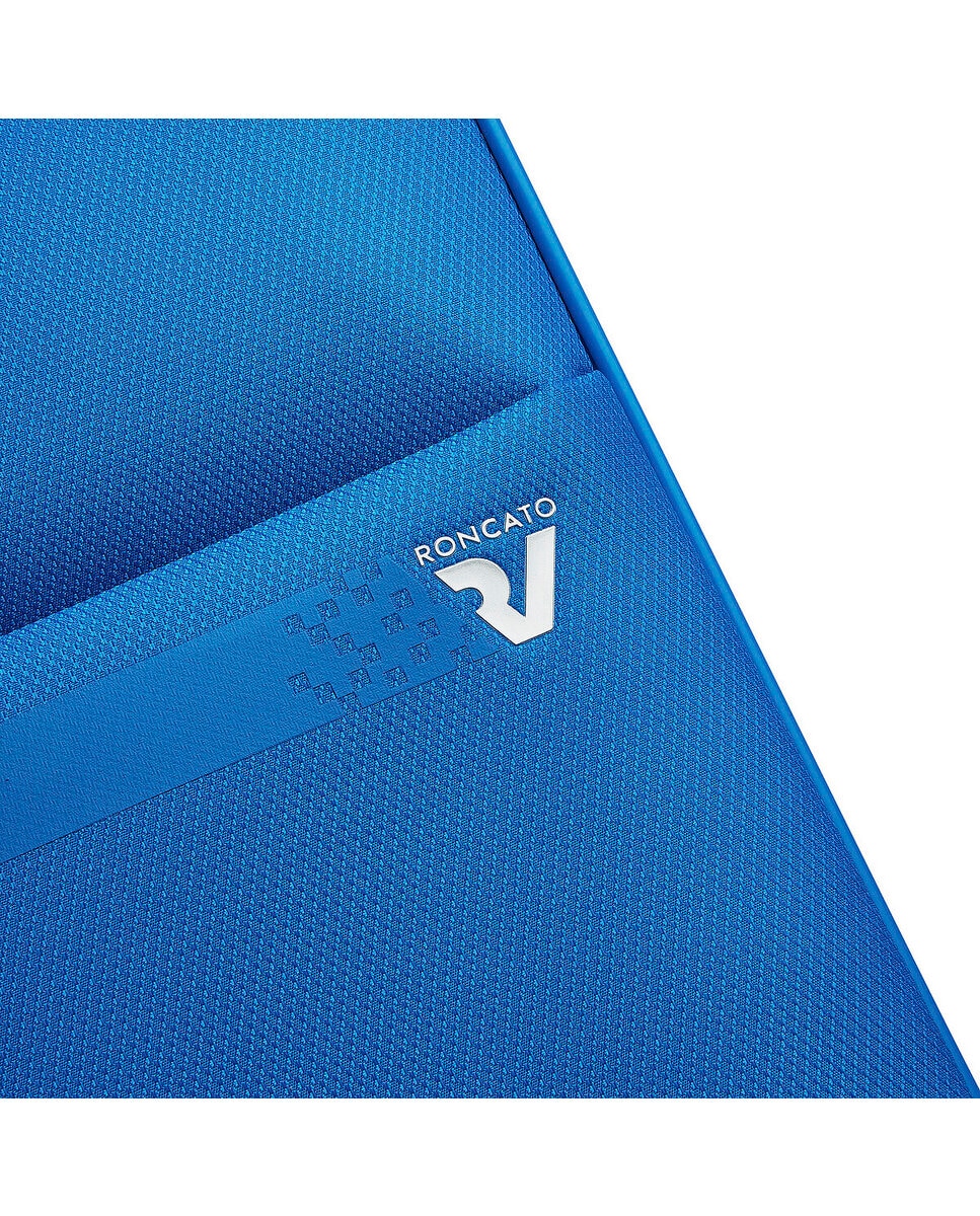 Maleta de cabina expandible jazz 4.0 blanda con capacidad 40/47l dimensiones 55x40x20/23cm - Roncato - Azul celeste Azul celeste-10