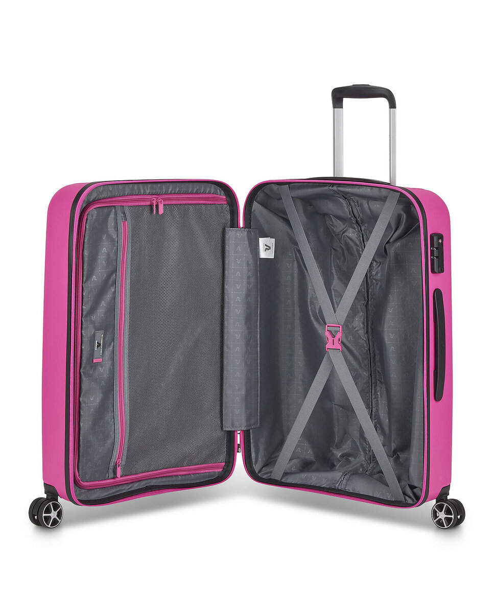 Imagen 4 de Maleta mediana electron 2.0 rígida con capacidad 77.8l - Roncato - Fucsia Fucsia