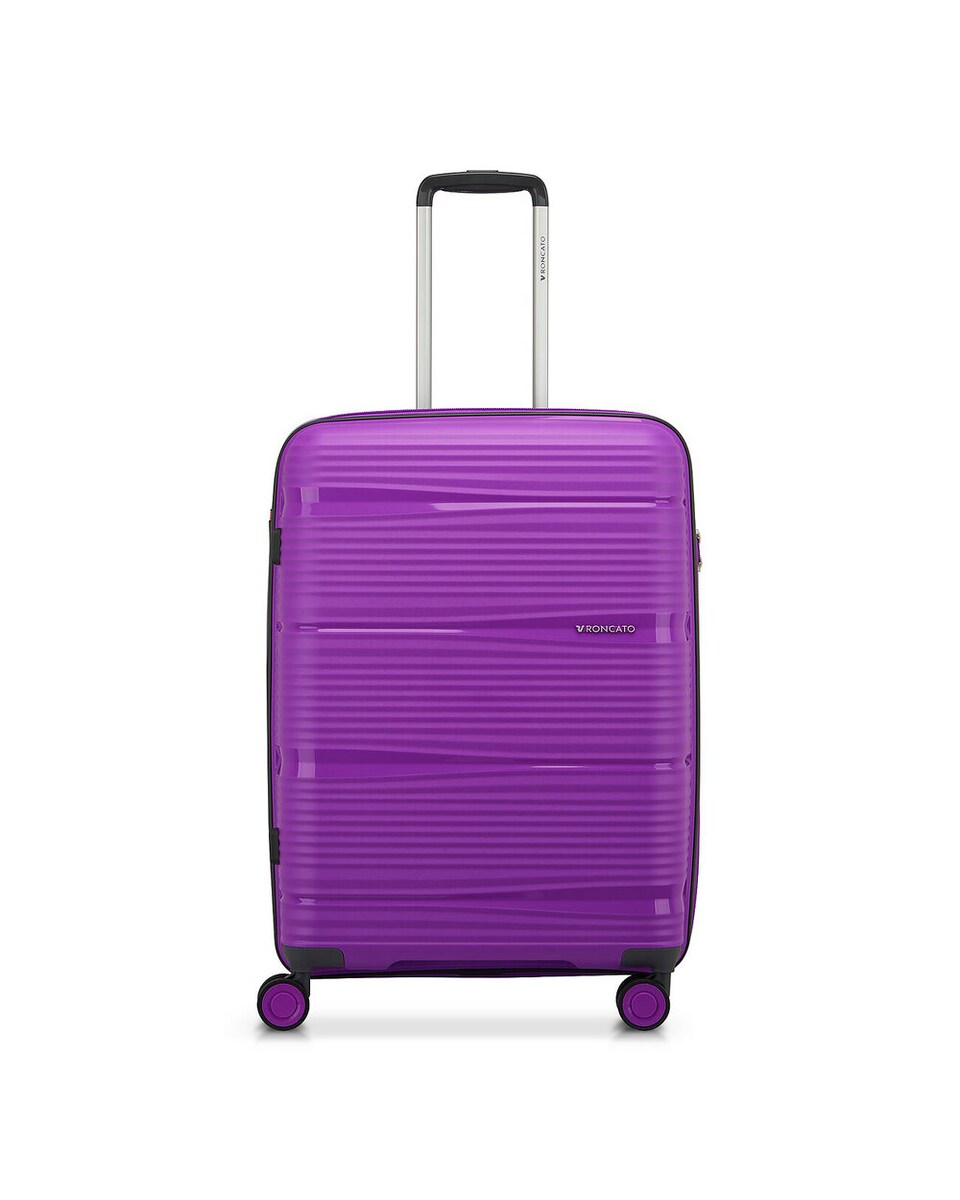 Maleta mediana R-Lite rígida expandible con capacidad hasta 84 L Morado-2