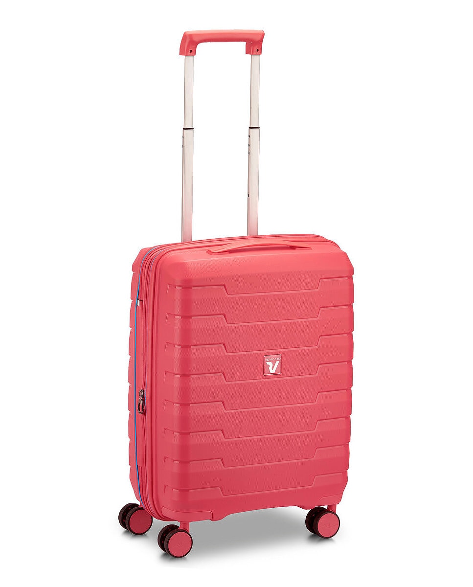 Maleta de cabina expandible skyline 2.0 rígida con capacidad 40/50l dimensiones 55x40x20/25cm - Roncato - Rojo Rojo-1