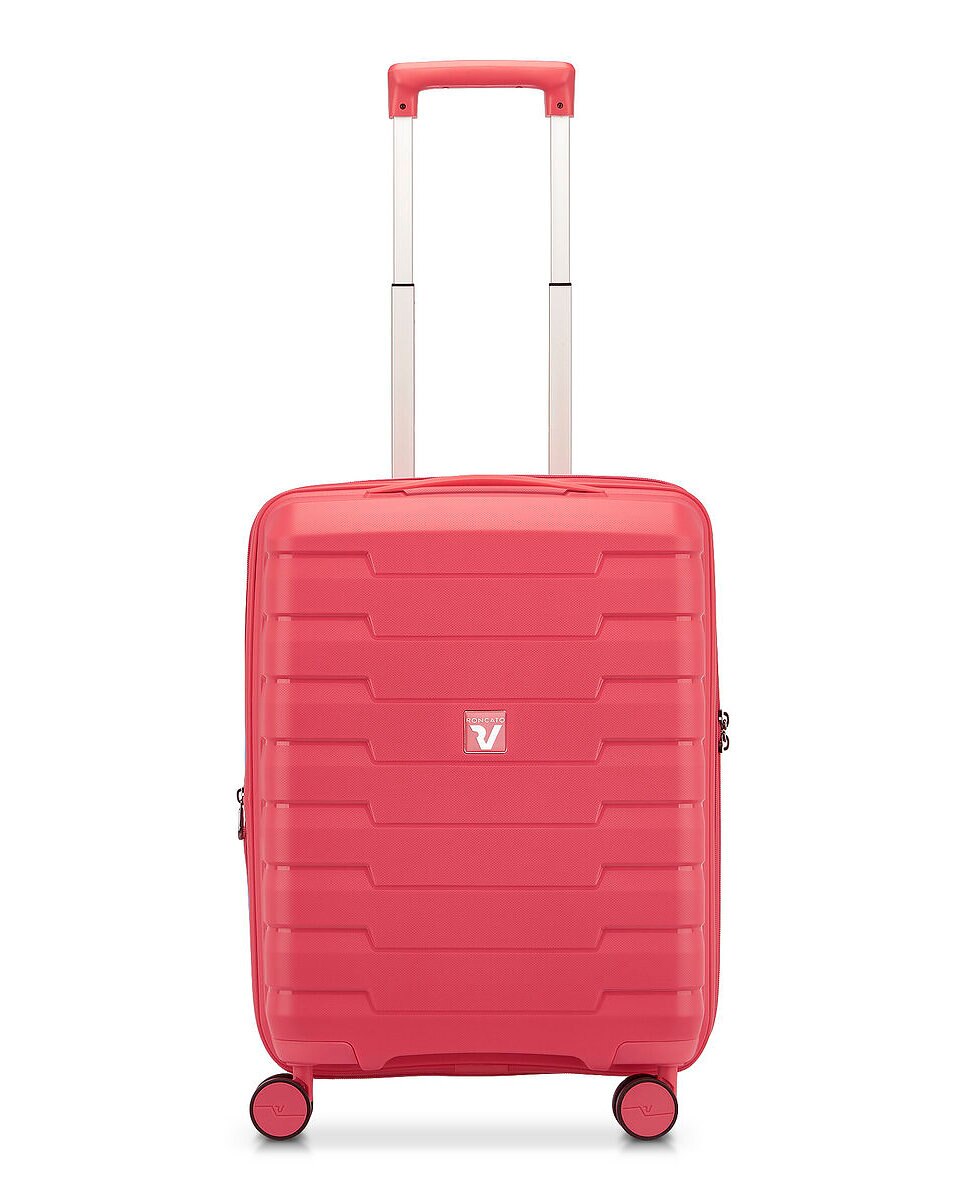 Maleta de cabina expandible skyline 2.0 rígida con capacidad 40/50l dimensiones 55x40x20/25cm - Roncato - Rojo Rojo-2