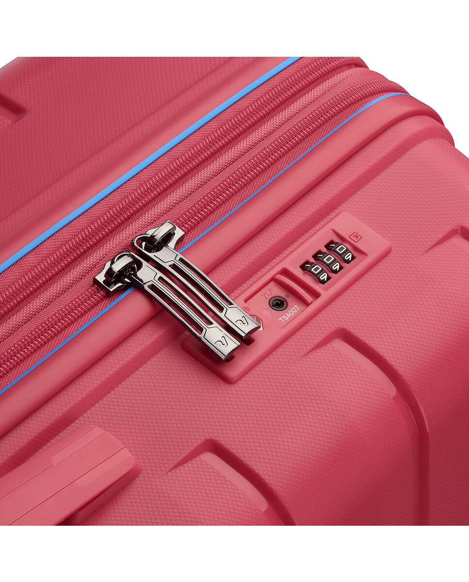 Maleta de cabina expandible skyline 2.0 rígida con capacidad 40/50l dimensiones 55x40x20/25cm - Roncato - Rojo Rojo-8