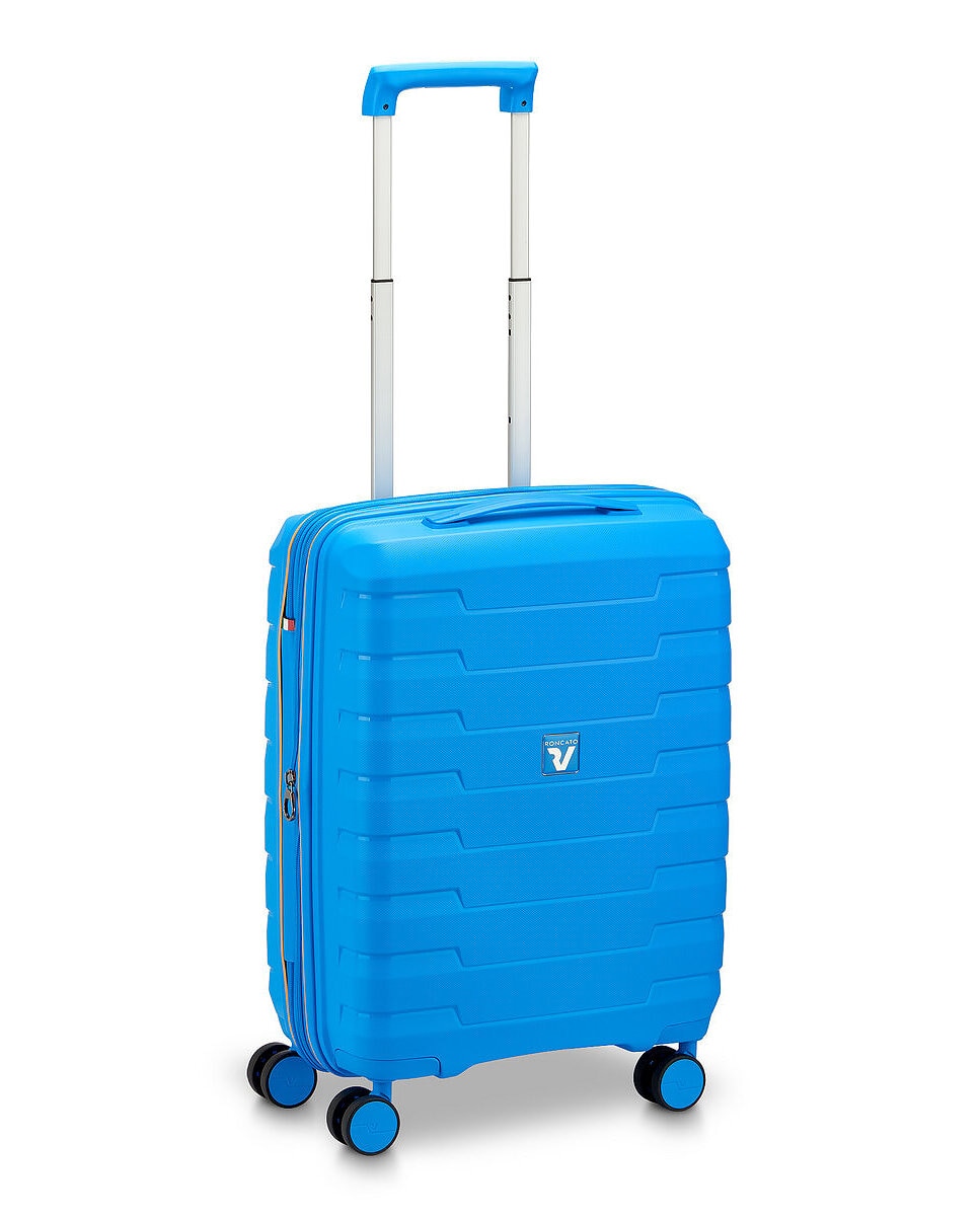 Imagen 1 de Maleta de cabina expandible skyline 2.0 rígida con capacidad 40/50l dimensiones 55x40x20/25cm - Roncato - Celeste Celeste