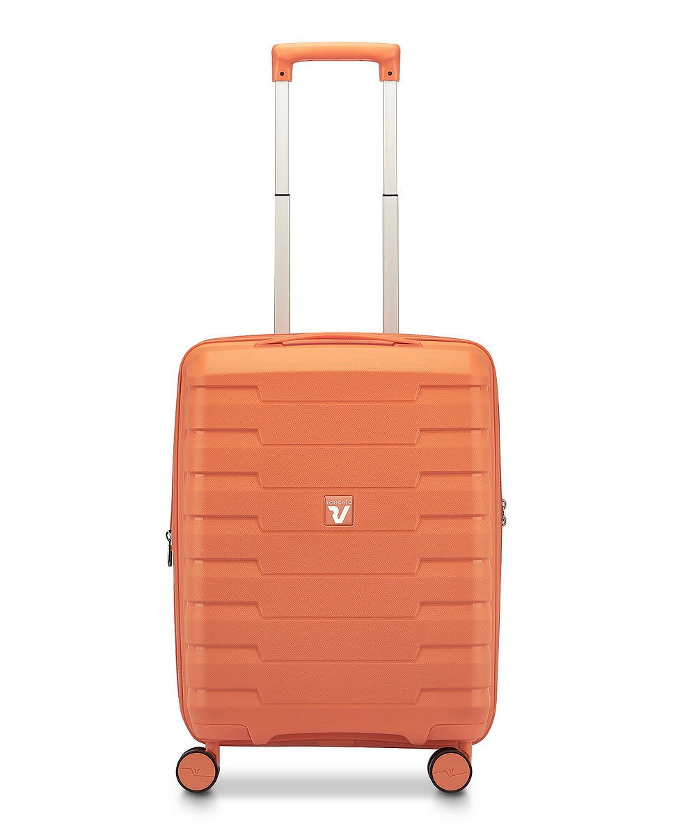 Imagen 2 de Maleta de cabina expandible skyline 2.0 rígida con capacidad 40/50l dimensiones 55x40x20/25cm - Roncato - Naranja mango Naranja mango