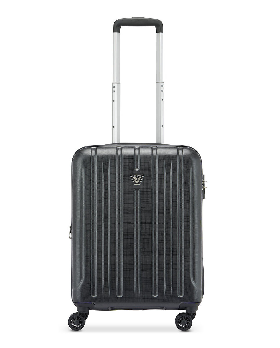 Imagen 2 de Maleta de cabina expandible kinetic 2,0 rígida con capacidad 40/51l dimensiones 55x40x20/25cm - Roncato - Negro Negro