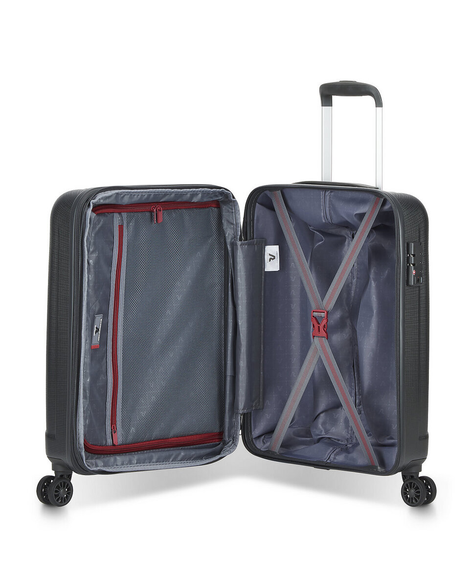Imagen 4 de Maleta de cabina expandible kinetic 2,0 rígida con capacidad 40/51l dimensiones 55x40x20/25cm - Roncato - Negro Negro