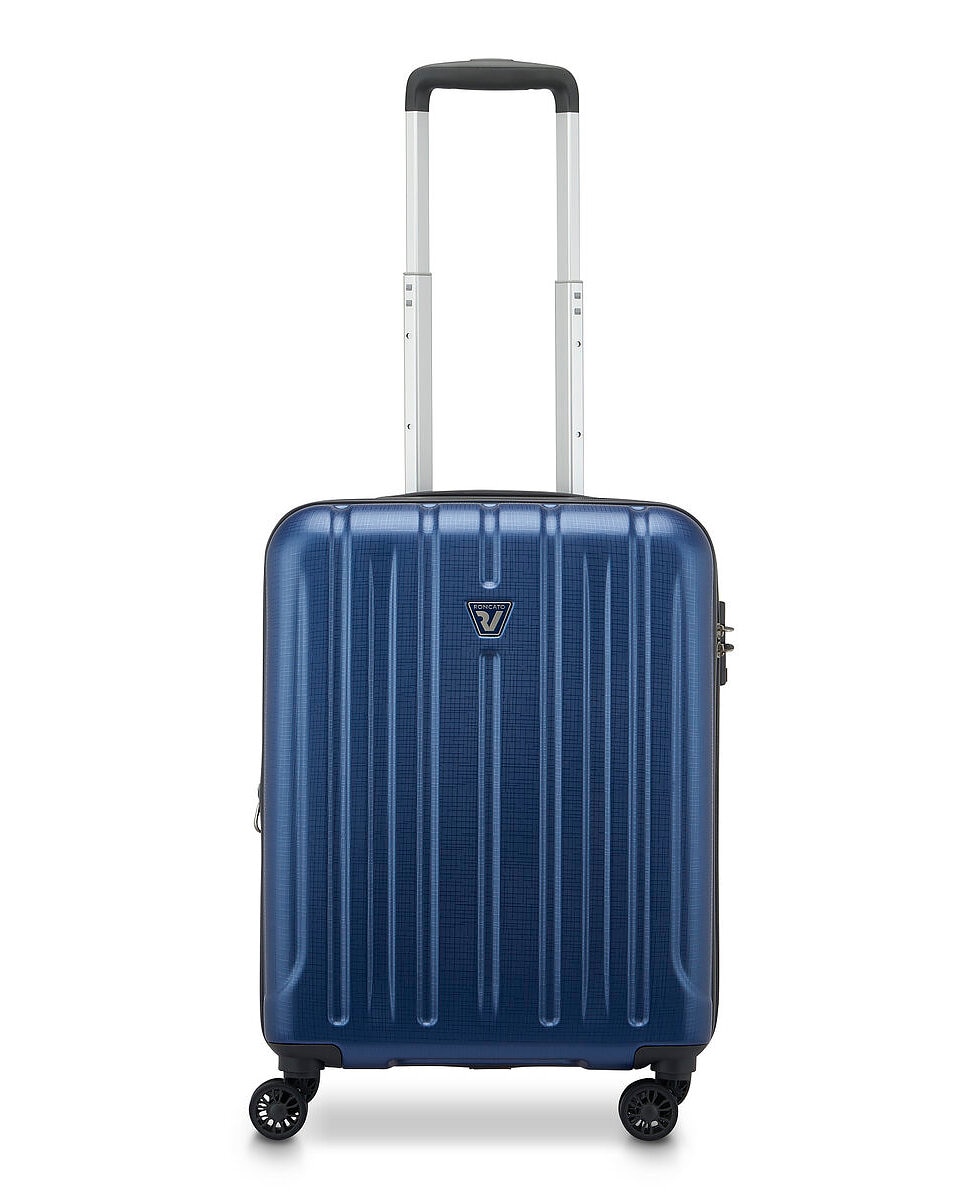 Imagen 2 de Maleta de cabina expandible kinetic 2,0 rígida con capacidad 40/51l dimensiones 55x40x20/25cm - Roncato - Azul Azul
