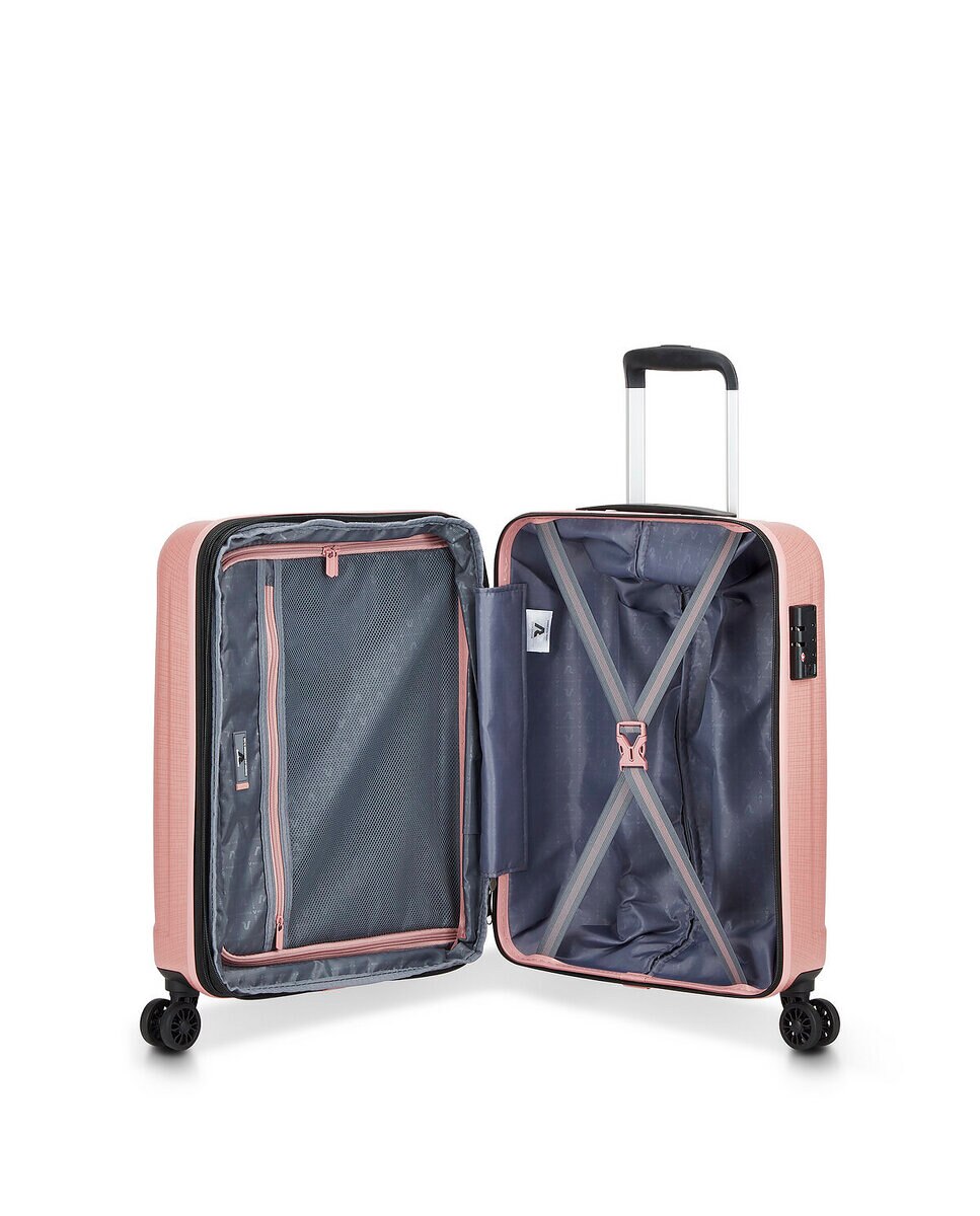 Maleta de cabina expandible kinetic 2.0 rígida con capacidad 40/51l dimensiones 55x40x20/25cm - Roncato - Malva Malva-4
