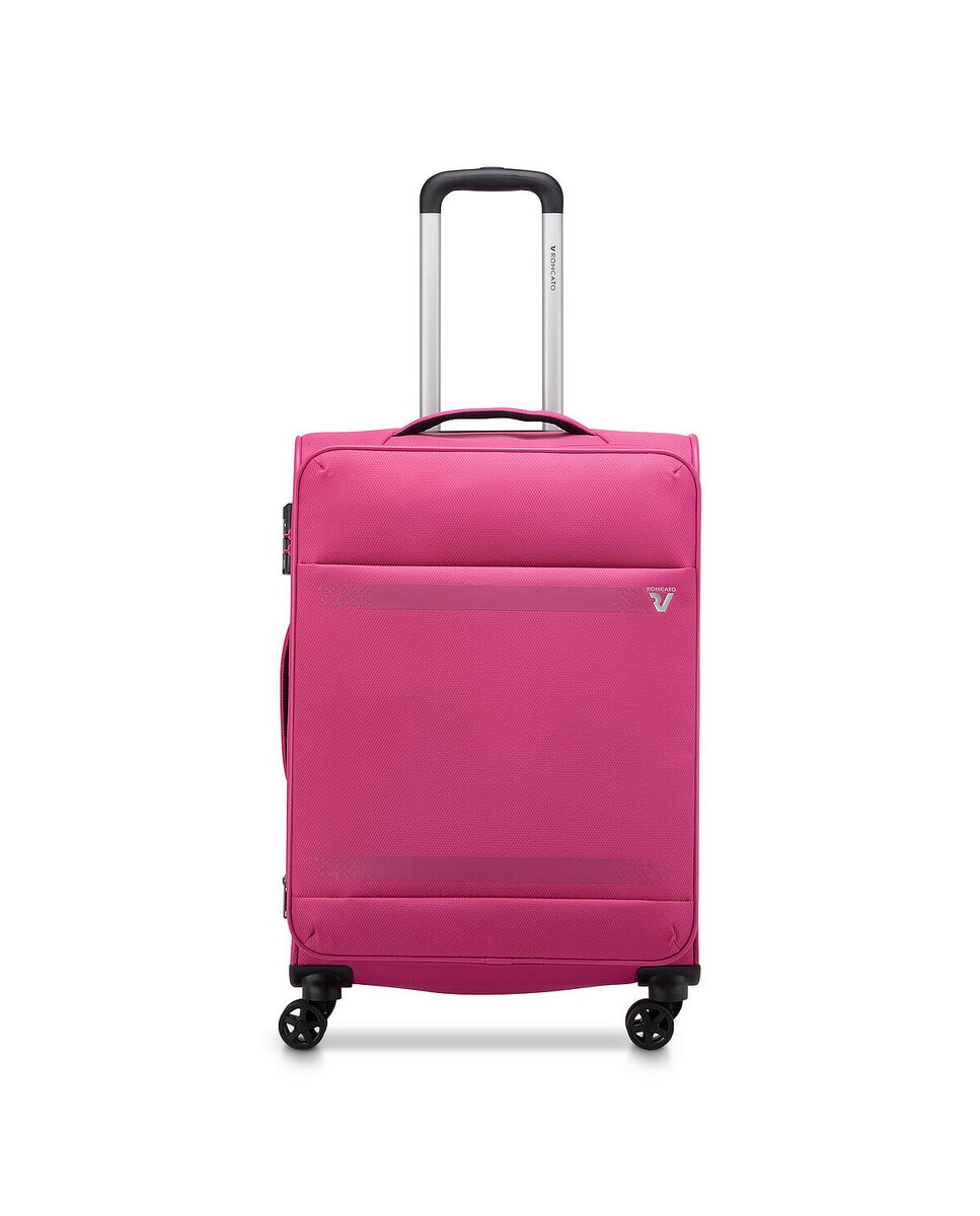 Imagen 3 de Juego de maletas jazz 4.0 blanda con capacidad 40/47 | 68/78 | 100/114l - Roncato - Azul celeste Fucsia
