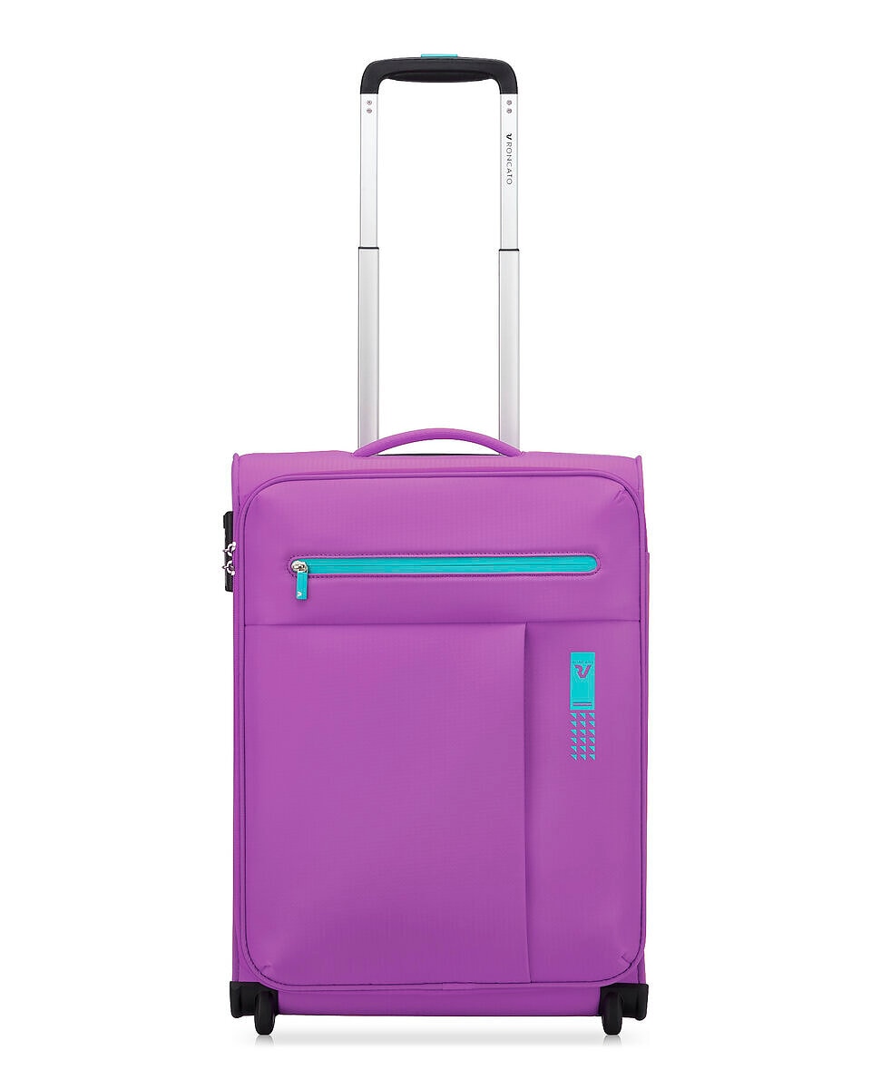 Maleta De Viaje RONCATO Speed Maleta Cabina Avión Expansible Azul, Medida: 55 X 40 X 20/23 Cm, Capacidad: 42/48 L, Pesas: 2.20 Kg, Maleta Cabina Avión Ryanair Maleta Roncato Cabina