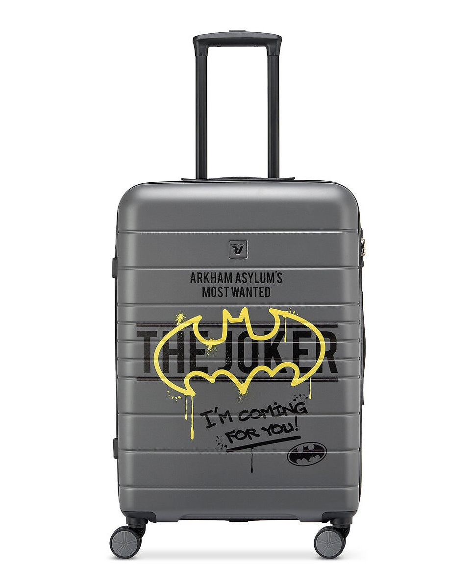 Maleta mediana dc comics rígida con capacidad 73.5l - Roncato - Negro / Amarillo Negro / Amarillo-2