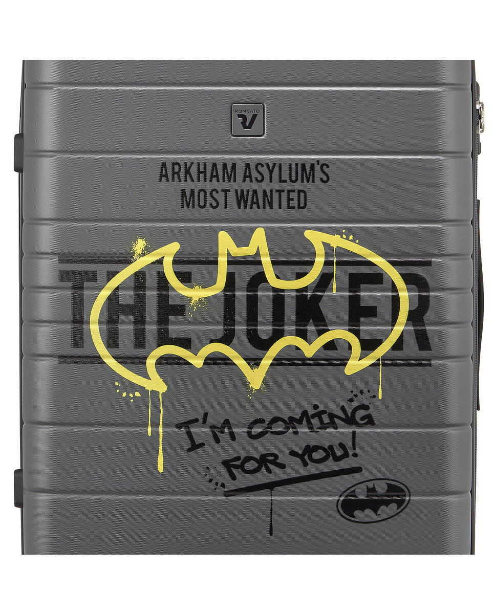 Maleta mediana dc comics rígida con capacidad 73.5l - Roncato - Negro / Amarillo Negro / Amarillo-7