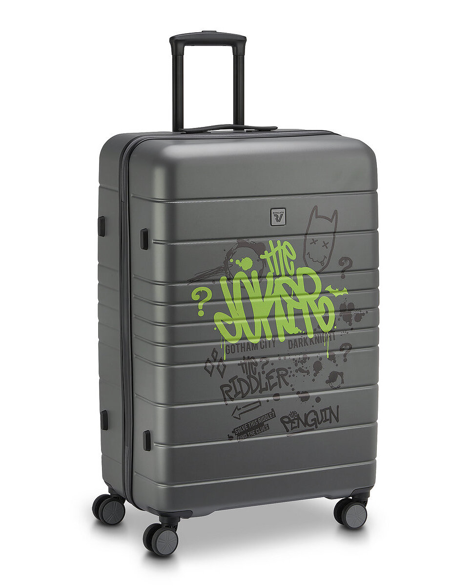 Maleta grande dc comics rígida con capacidad 106l - Roncato - Verde morado Verde morado-1