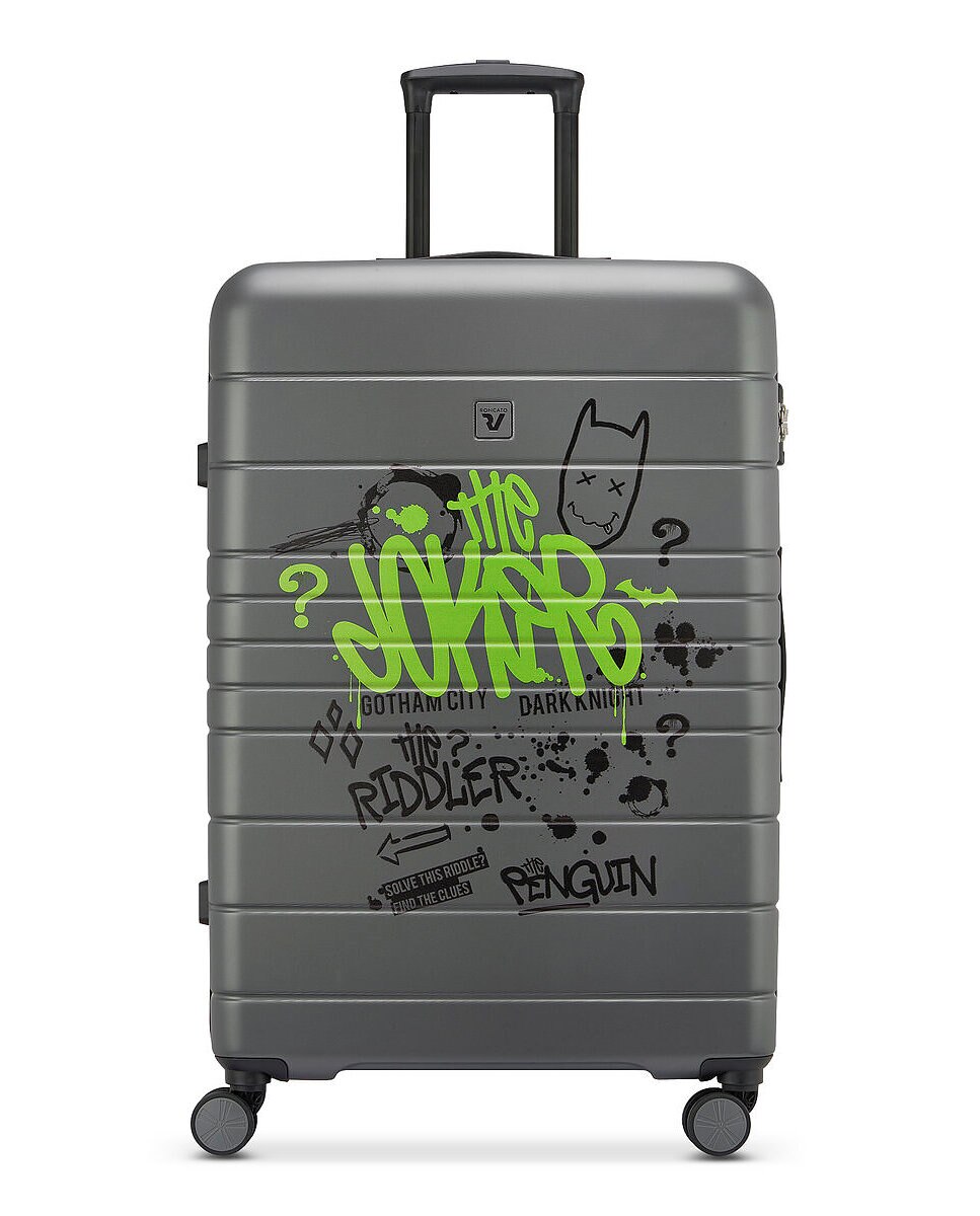 Maleta grande dc comics rígida con capacidad 106l - Roncato - Verde morado Verde morado-2