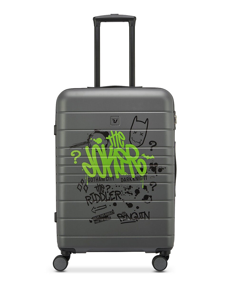 Maleta mediana dc comics rígida con capacidad 73.5l - Roncato - Verde morado Verde morado-2