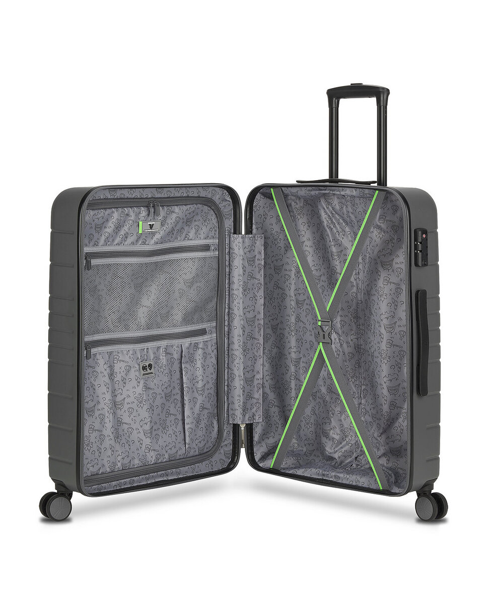 Maleta mediana dc comics rígida con capacidad 73.5l - Roncato - Verde morado Verde morado-4