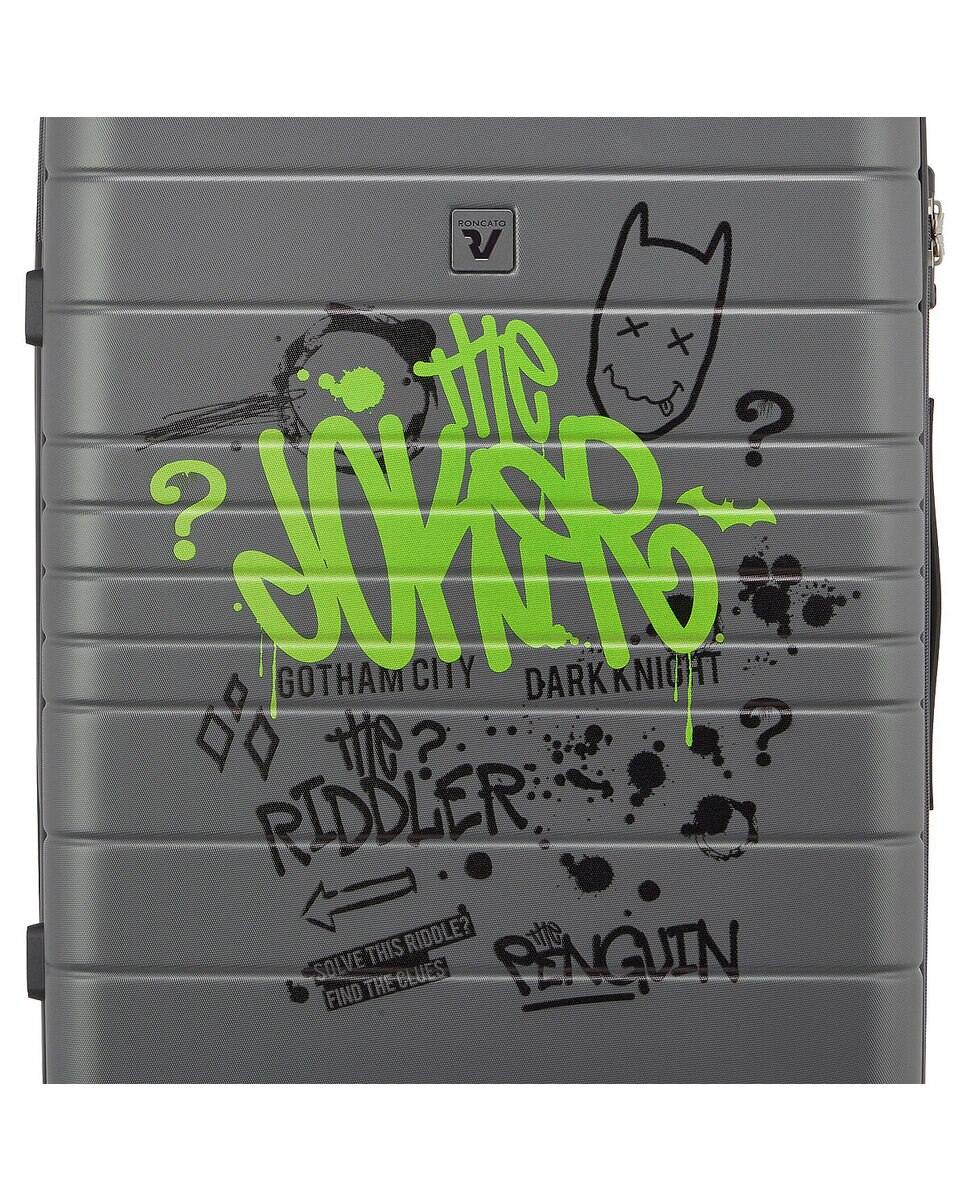 Maleta mediana dc comics rígida con capacidad 73.5l - Roncato - Verde morado Verde morado-7