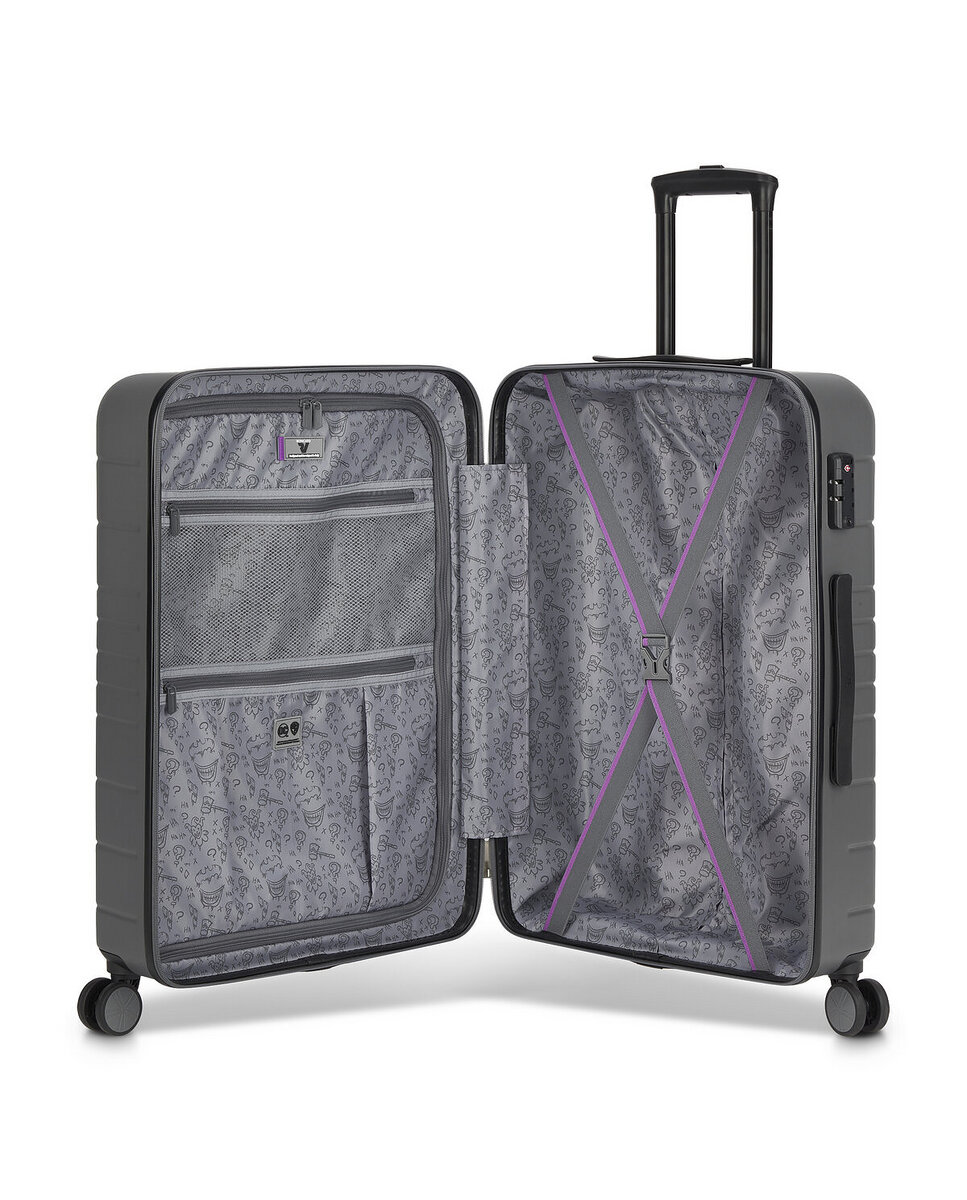 Maleta mediana dc comics rígida con capacidad 73.5l - Roncato - Rojo / Negro Rojo / Negro-4