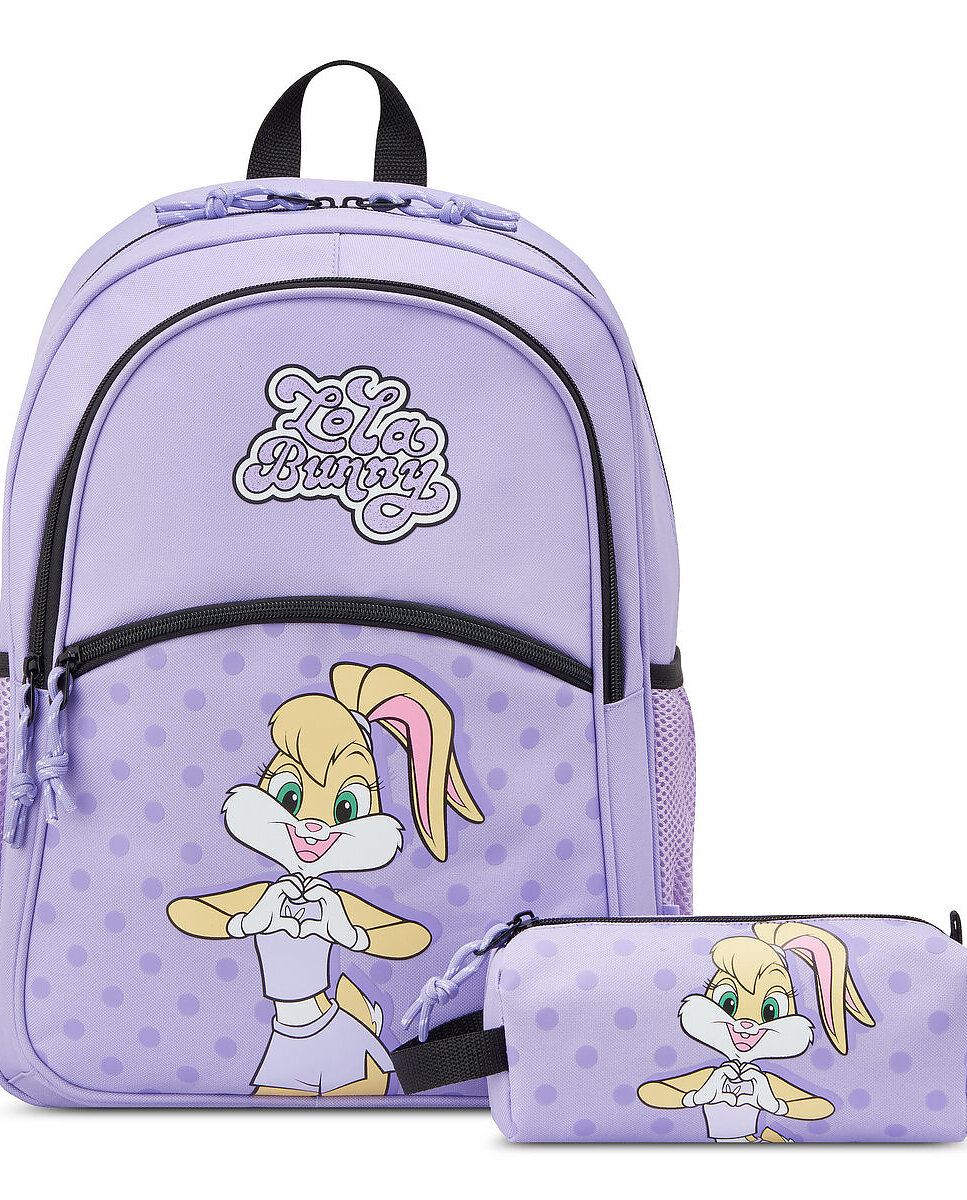Looney tunes dlx ryanair mochila niño - Roncato - Gris / Rosa Gris / Rosa-1
