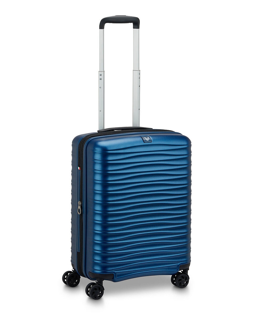 Imagen 0 de Maleta de cabina expandible wave dlx rígida con capacidad 38/48l dimensiones 55x35x20/21.7cm Azul eléctrico