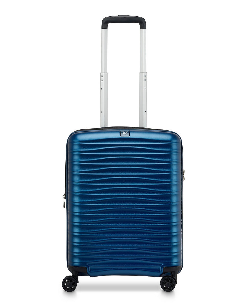 Maleta de cabina expandible wave dlx rígida con capacidad 38/48l dimensiones 55x35x20/21.7cm - Roncato - Azul eléctrico Azul eléctrico-2