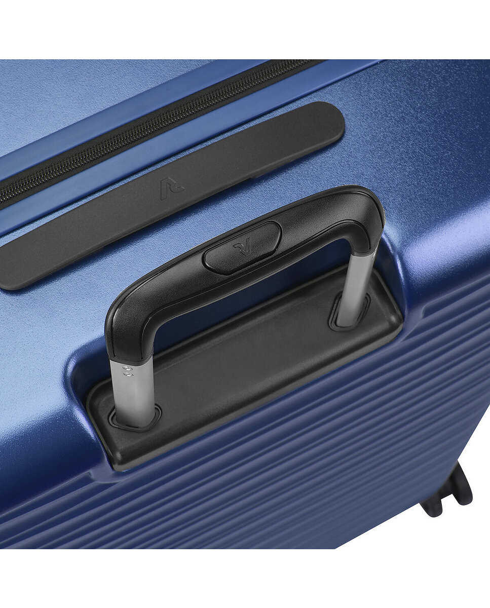Maleta de cabina expandible wave dlx rígida con capacidad 38/48l dimensiones 55x35x20/21.7cm - Roncato - Azul eléctrico Azul eléctrico-8