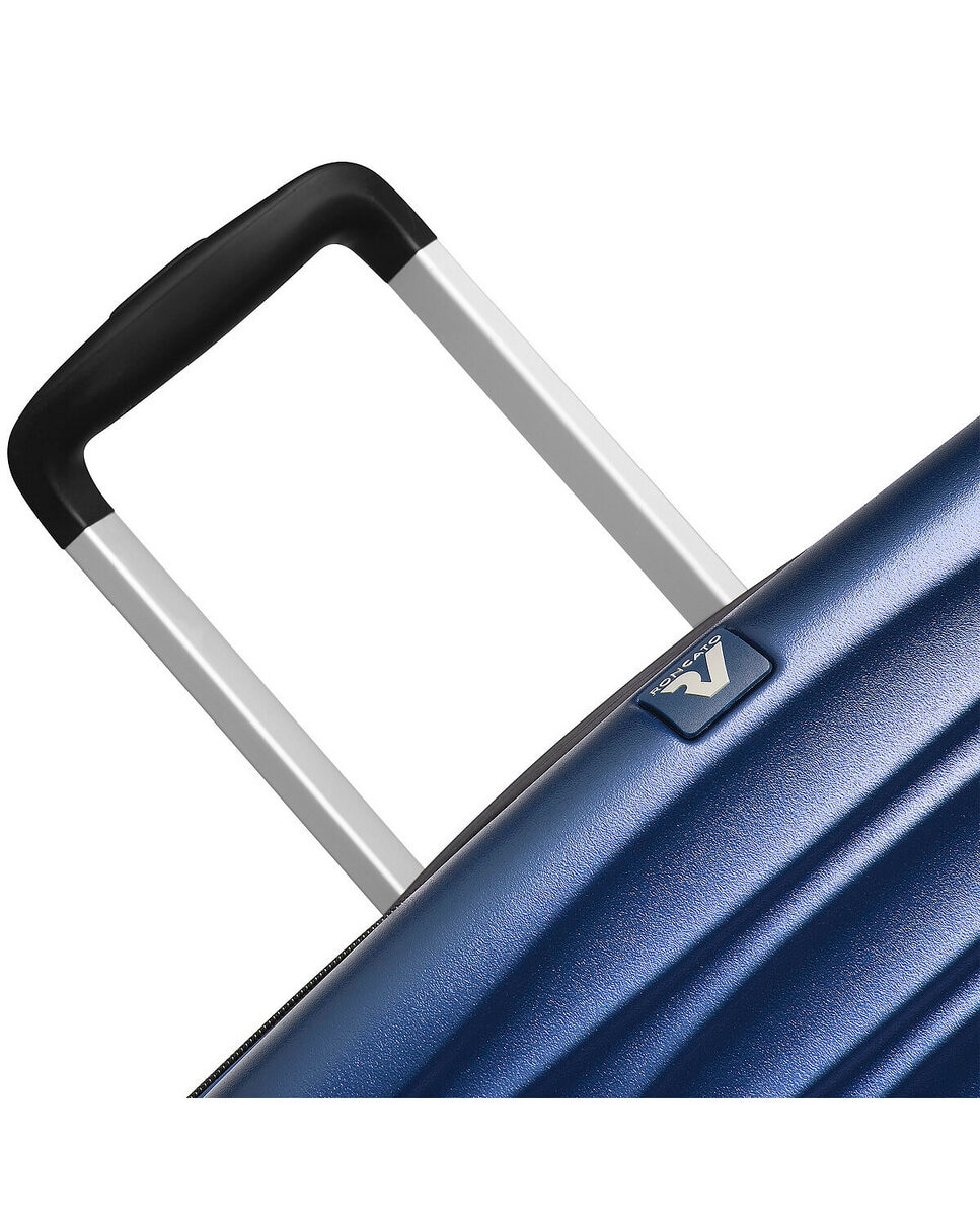 Maleta de cabina expandible wave dlx rígida con capacidad 38/48l dimensiones 55x35x20/21.7cm - Roncato - Azul eléctrico Azul eléctrico-9