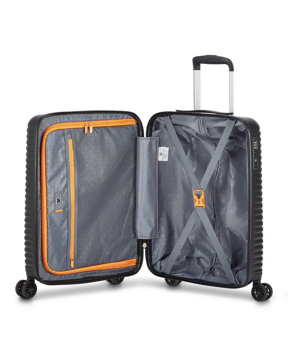 Imagen 4 de Maleta de cabina swing rígida con capacidad 40l dimensiones 55x40x20cm - Roncato - Negro Negro